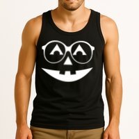 Geeky Pumpkin Jack O Lantern Tank Top