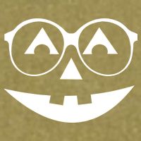 Geeky Pumpkin Jack O Lantern Garment-Dyed Women's Muscle Tee