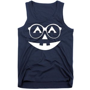 Geeky Pumpkin Jack O Lantern Tank Top