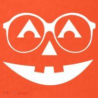 Geeky Pumpkin Jack O Lantern T-Shirt