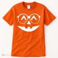 Geeky Pumpkin Jack O Lantern Tall T-Shirt