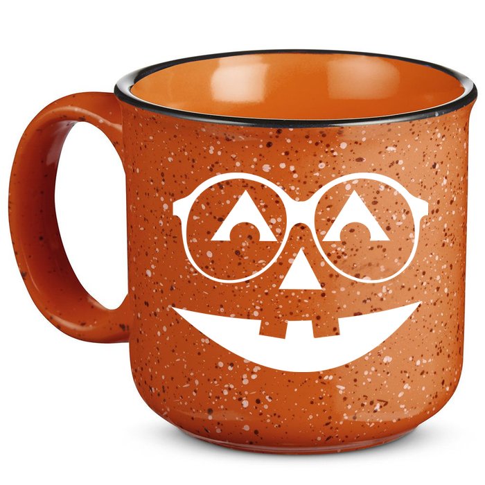 Geeky Pumpkin Jack O Lantern 15oz Campfire Ceramic Mug