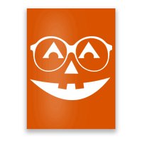 Geeky Pumpkin Jack O Lantern Poster