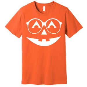 Geeky Pumpkin Jack O Lantern Premium T-Shirt