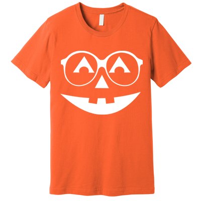 Geeky Pumpkin Jack O Lantern Premium T-Shirt