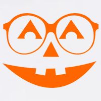 Geeky Pumpkin Jack O Lantern Garment-Dyed Sweatshirt
