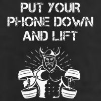 Gym Etiquette Fitness Rules Put Your Phone Down And Lift 7 Panel Mesh Trucker Snapback Hat