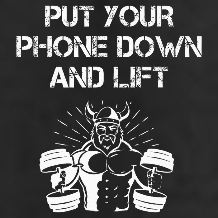Gym Etiquette Fitness Rules Put Your Phone Down And Lift 7 Panel Mesh Trucker Snapback Hat