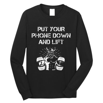 Gym Etiquette Fitness Rules Put Your Phone Down And Lift Long Sleeve Shirt