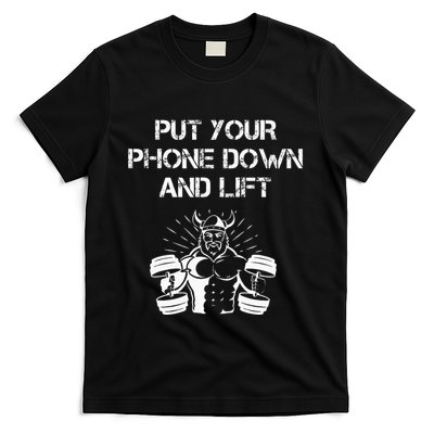 Gym Etiquette Fitness Rules Put Your Phone Down And Lift T-Shirt