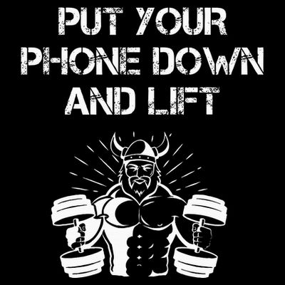 Gym Etiquette Fitness Rules Put Your Phone Down And Lift T-Shirt