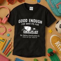 Good Enough For Who ItS For You Betcha Construction Kids T-Shirt