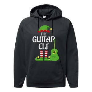 Guitar Elf Family Matching Group Christmas Performance Fleece Hoodie