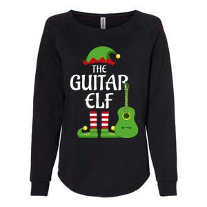 Guitar Elf Family Matching Group Christmas Womens California Wash Sweatshirt