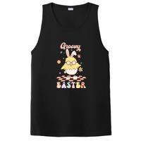 Groovy Easter Funny Chick Retro Easter Day PosiCharge Competitor Tank