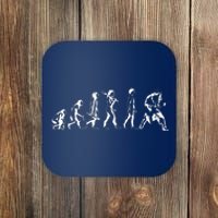 Guitar Evolution Funny Guitarist Player Musician Coaster