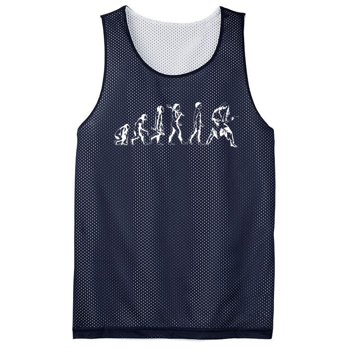 Guitar Evolution Funny Guitarist Player Musician Mesh Reversible Basketball Jersey Tank