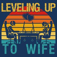 Gamer Engagement Future Mr & Mrs Leveling Up To Wife 7 Panel Mesh Trucker Snapback Hat