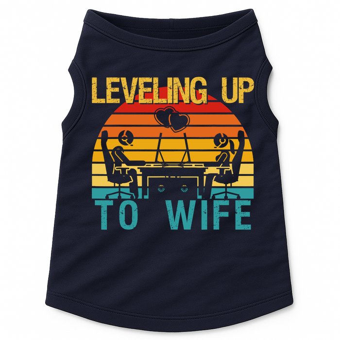 Gamer Engagement Future Mr & Mrs Leveling Up To Wife Doggie Tank