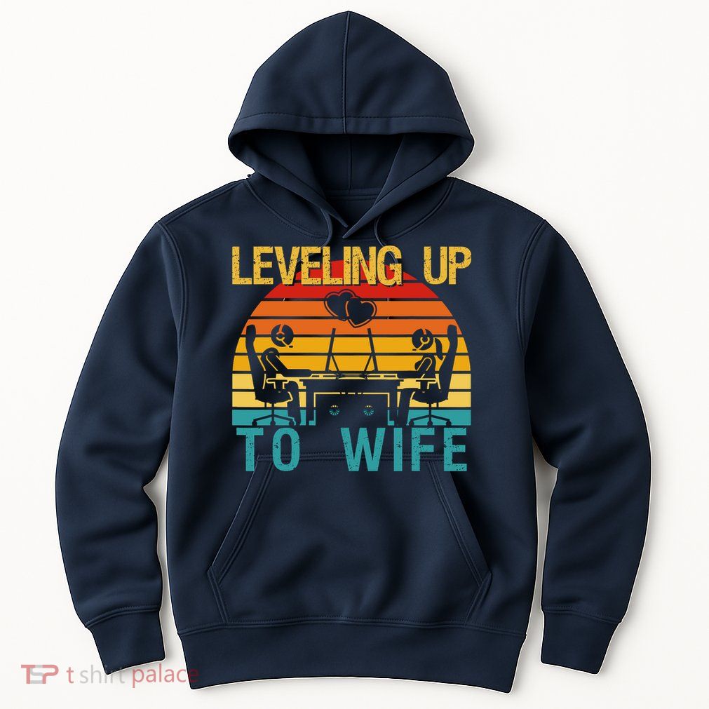Gamer Engagement Future Mr & Mrs Leveling Up To Wife Hoodie