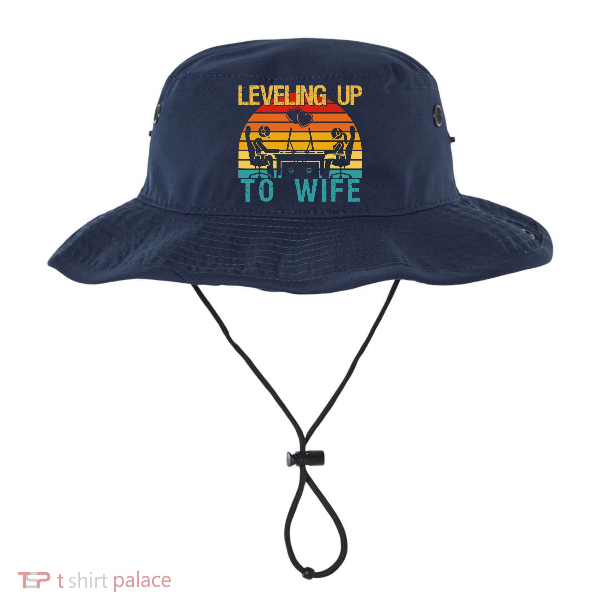 Gamer Engagement Future Mr & Mrs Leveling Up To Wife Bucket Hat