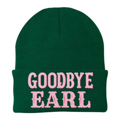 Goodbye Earl Funny Sayings Cow Country Western Concert Knit Cap Winter Beanie