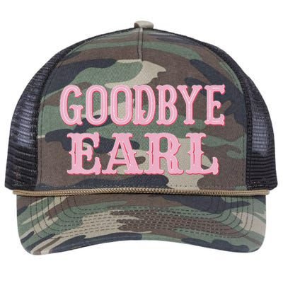 Goodbye Earl Funny Sayings Cow Country Western Concert Retro Rope Trucker Hat Cap