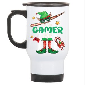 Gamer Elf Family Matching Group Christmas Squad Stainless Steel Travel Mug