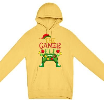 Gamer ELF Family Matching Christmas Funny Gaming Pajama PJ Gift Premium Pullover Hoodie