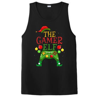 Gamer ELF Family Matching Christmas Funny Gaming Pajama PJ Gift PosiCharge Competitor Tank