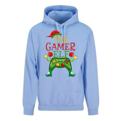 Gamer ELF Family Matching Christmas Funny Gaming Pajama PJ Gift Unisex Surf Hoodie