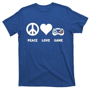 Gaming Enthusiasts For Gamers Peace Love Game Gaming Cool Gift T-Shirt