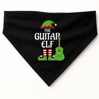 Guitar Elf Family Matching Group Christmas USA-Made Doggie Bandana