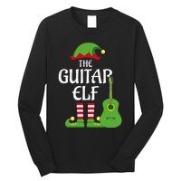 Guitar Elf Family Matching Group Christmas Long Sleeve Shirt