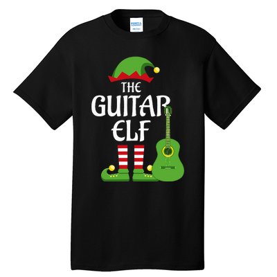 Guitar Elf Family Matching Group Christmas Tall T-Shirt