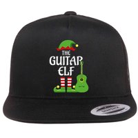 Guitar Elf Family Matching Group Christmas Flatbill Hat