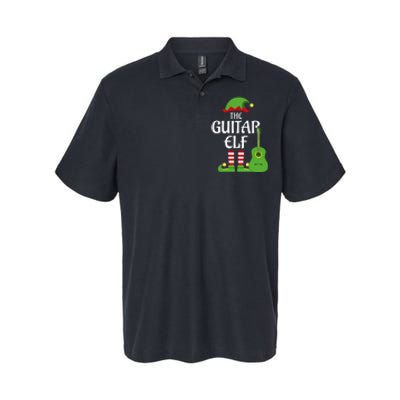 Guitar Elf Family Matching Group Christmas Softstyle Adult Sport Polo