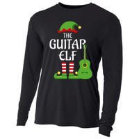 Guitar Elf Family Matching Group Christmas Cooling Performance Long Sleeve Crew