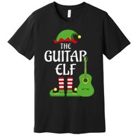 Guitar Elf Family Matching Group Christmas Premium T-Shirt