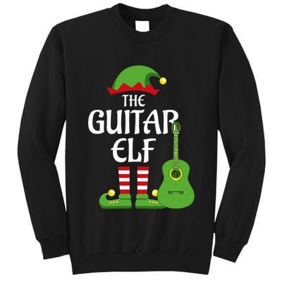 Guitar Elf Family Matching Group Christmas Tall Sweatshirt