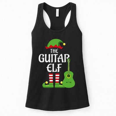 Guitar Elf Family Matching Group Christmas Womens Tank Top