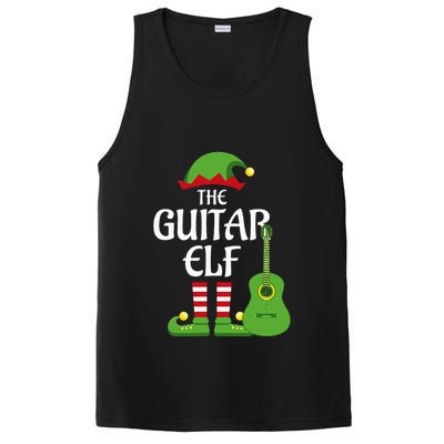 Guitar Elf Family Matching Group Christmas PosiCharge Competitor Tank