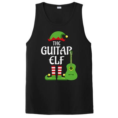 Guitar Elf Family Matching Group Christmas PosiCharge Competitor Tank