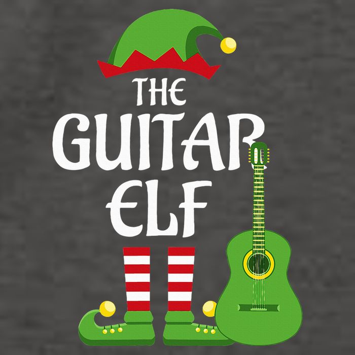 Guitar Elf Family Matching Group Christmas Vector Backpack