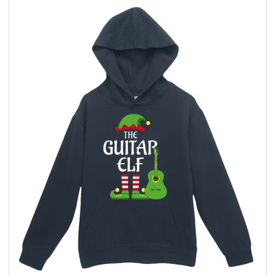 Guitar Elf Family Matching Group Christmas Urban Pullover Hoodie