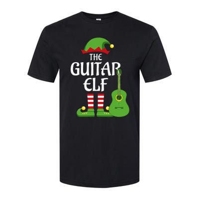 Guitar Elf Family Matching Group Christmas Softstyle CVC T-Shirt