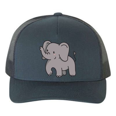 Grey Elephant For Elephant Fans And Mammoth Friends Gift Yupoong Adult 5-Panel Trucker Hat