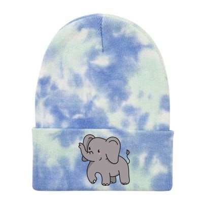 Grey Elephant For Elephant Fans And Mammoth Friends Gift Tie Dye 12in Knit Beanie