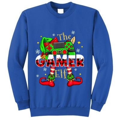 Gamer Elf Family Matching Group Christmas Video Game Xmas  Sweatshirt