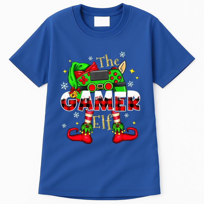 Gamer Elf Family Matching Group Christmas Video Game Xmas  Tall T-Shirt